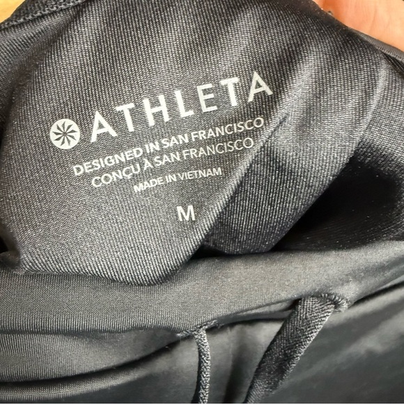 Athleta Black Athletic Shorts with Drawstring Waist - Picture 3 of 7